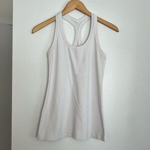 Lululemon White Align Racerback Tank Sz 6